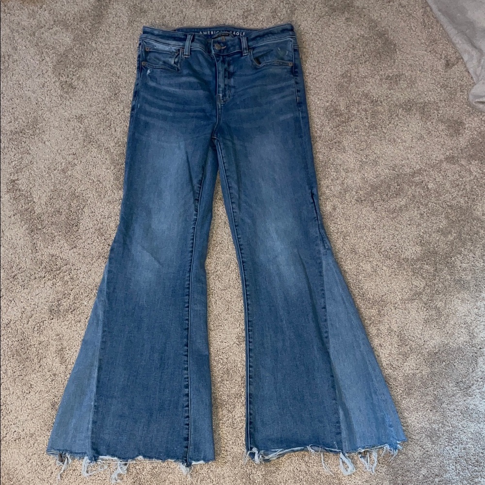 American Eagle Outfitters Blue Flare Jeans